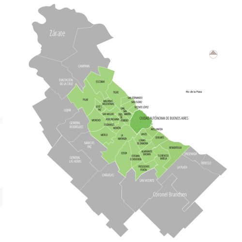 Mapa del AMBA